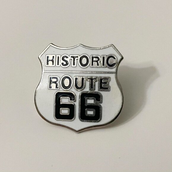 Vintage Historic Route 66 Pin - Picture 7 of 8